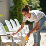 How to Clean White Plastic Chairs